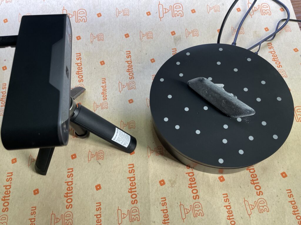 Процесс сканирования заглушки бампера Nissan gtr 35