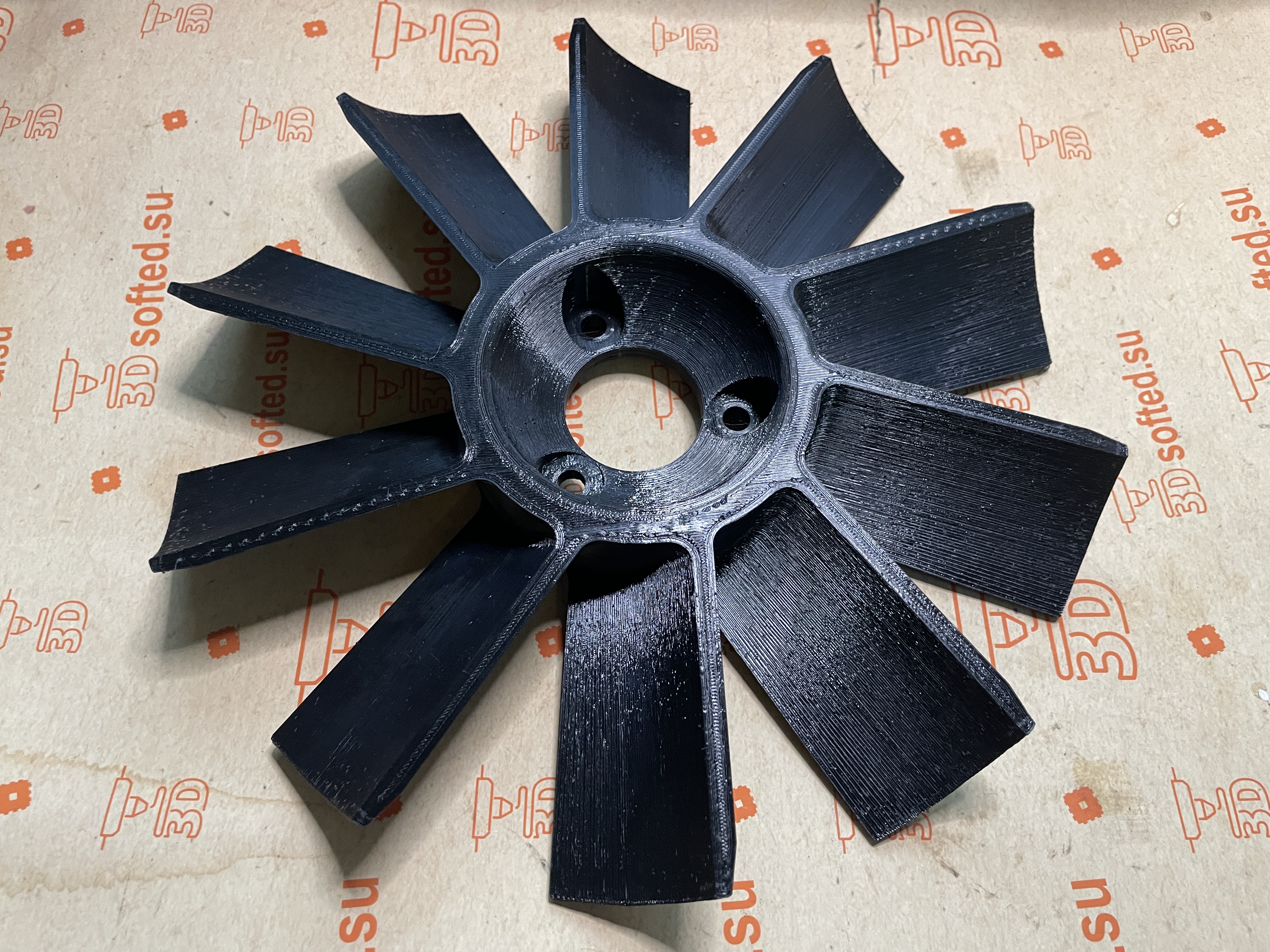 Крыльчатка для трактора Hatz 3M43 — 3D-печать по индивидуальному заказу 9 3Д печать Крыльчатка трактора Hatz 3M43