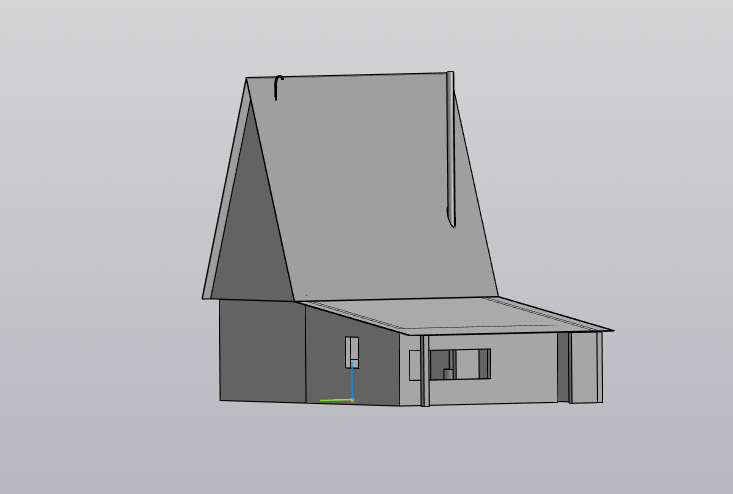 3D модель дачи мечты
