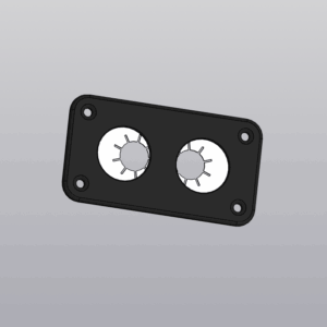 Розета для трубы из PLA, напечатанная на 3D‑принтере