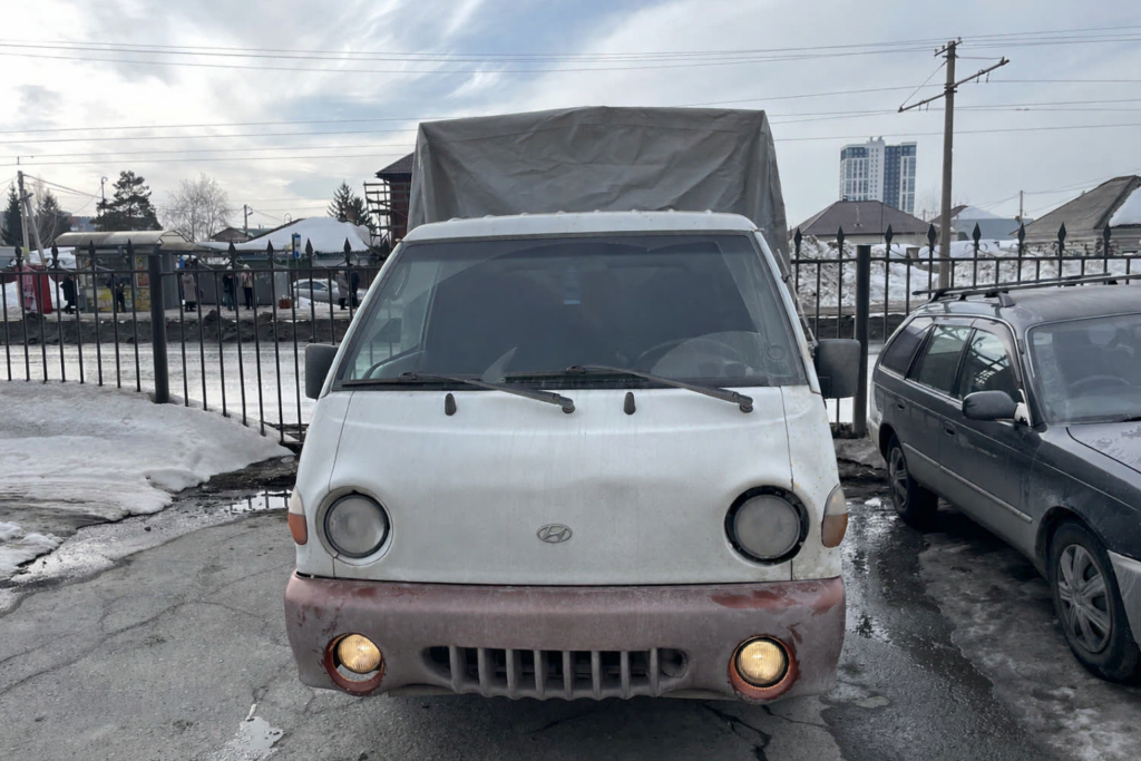 Замена ПТФ ламп с H3 на H11 Hyundai Porter 1