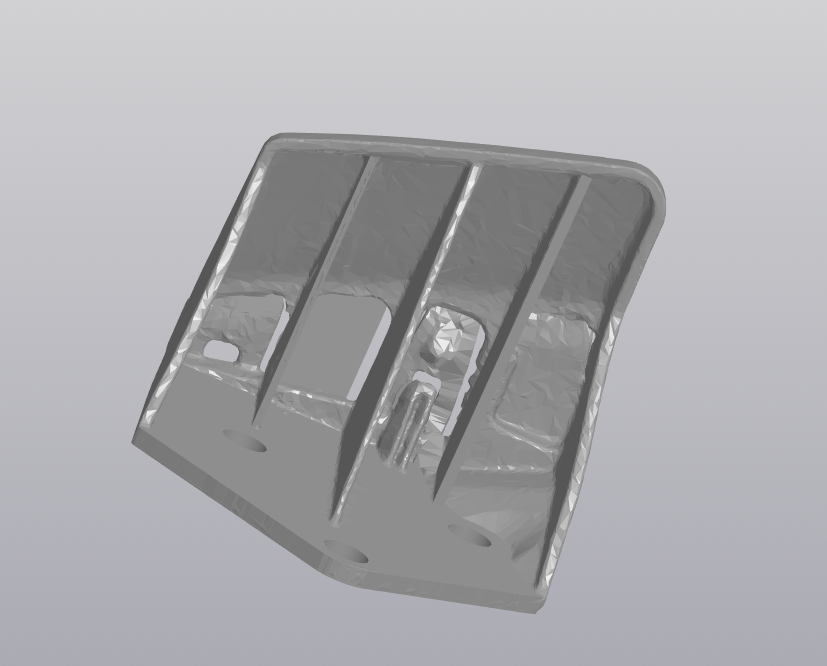 3D‑модель: Заднее крепление бампера Subaru Legacy BH5 (STL) 2 3D‑модель: Заднее крепление бампера Subaru Legacy BH5 (STL) — изображение 2