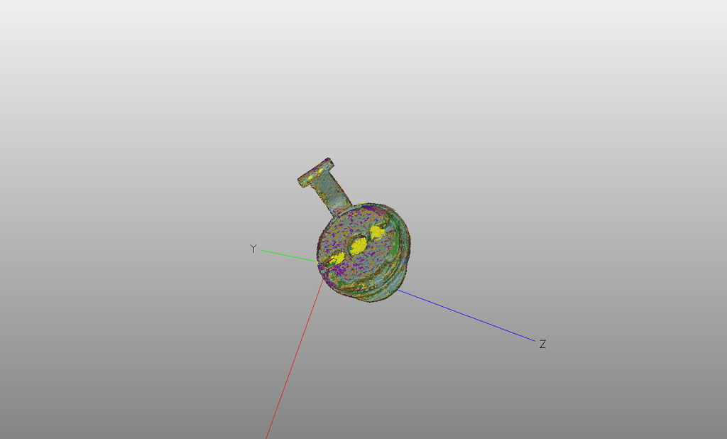 3D сканирование заглушки переноски Schneider Merten 8 screenshot 2