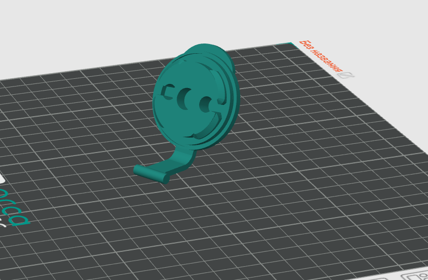 3D сканирование заглушки переноски Schneider Merten 13 screenshot 7
